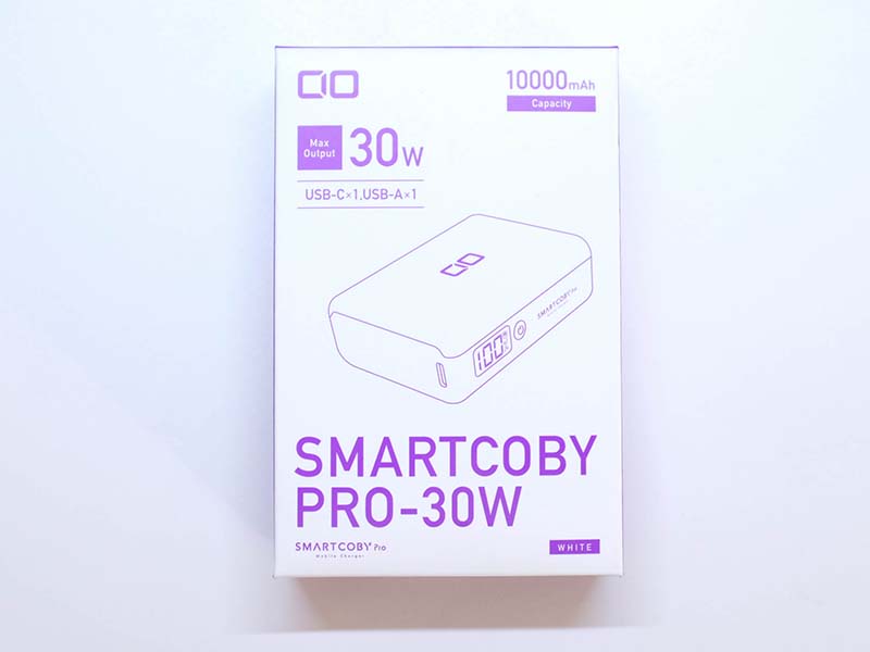 CIO SMARTCOBY Pro 30Wの外箱の写真
