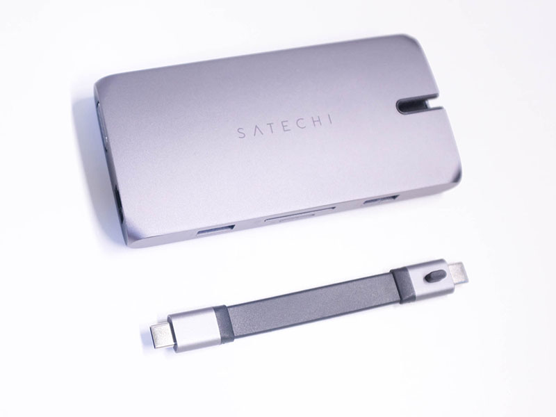 レビュー】Satechi On-The-Go マルチ USB-Cハブ 9-in-1 | ケーブルが 