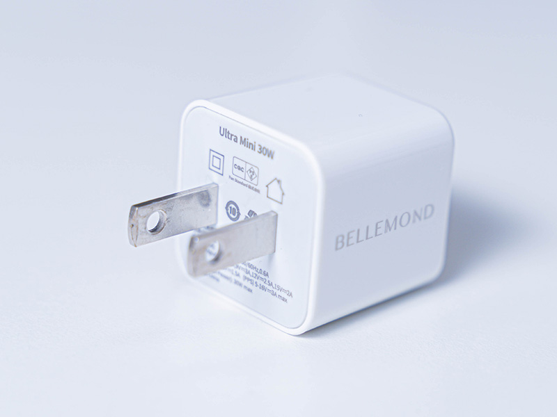 BELLEMOND Ultra Mini 30W のプラグ部分の写真