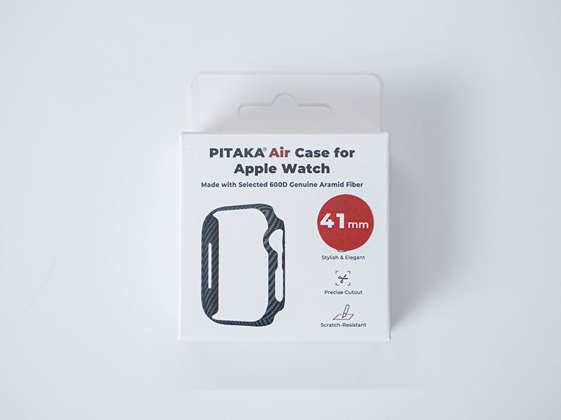 PITAKA製 Apple Watch用ケースのパッケージの写真