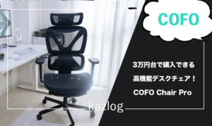 COFO Chair Pro レビュー | 3万円台で購入できる高機能デスクチェア