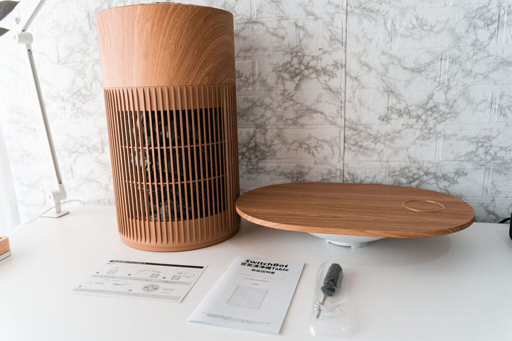 SwitchBot 空気清浄機Table レビュー