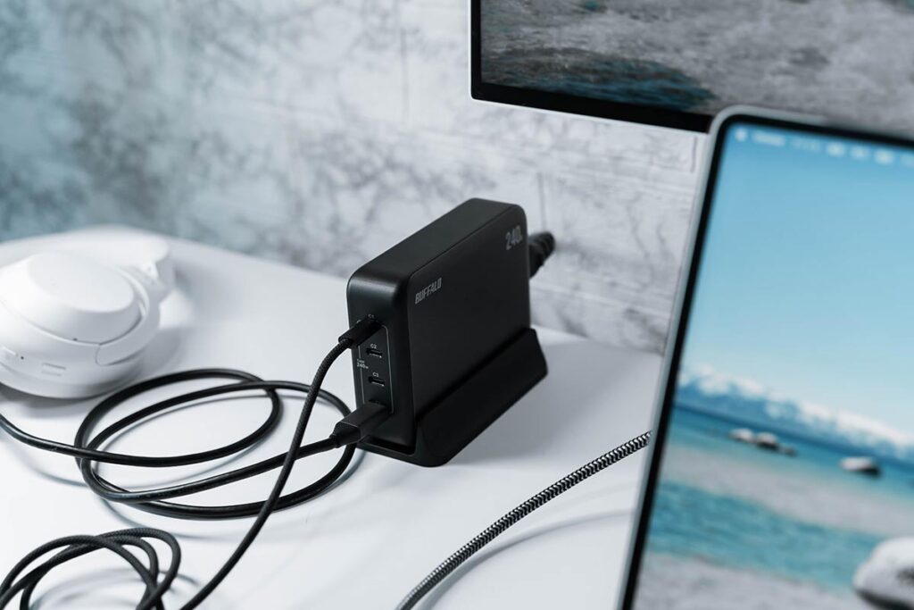 バッファロー,高出力USB PD充電器, レビュー