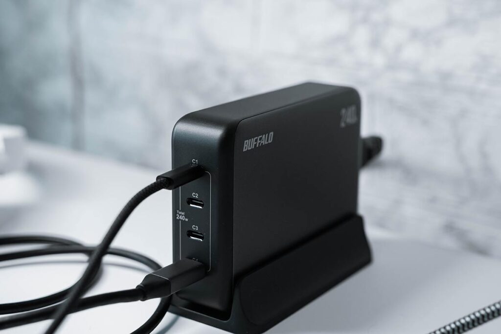 バッファロー,高出力USB PD充電器, レビュー