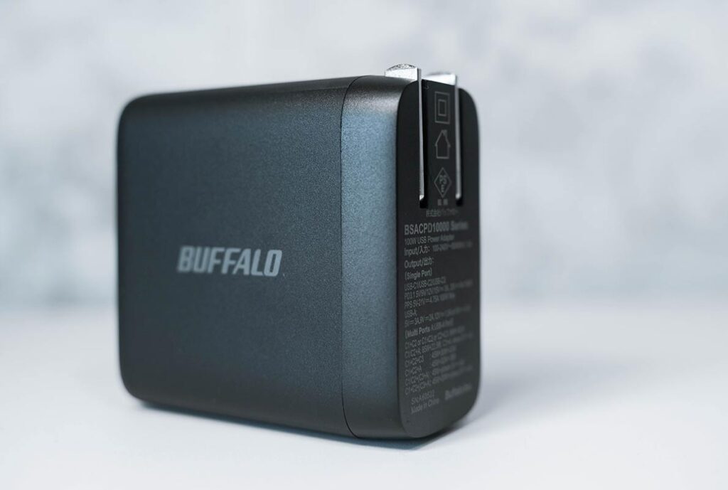 バッファロー,高出力USB PD充電器, レビュー